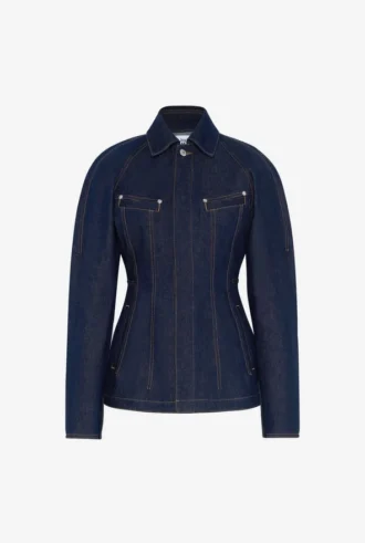 La chaqueta vaquera con hombreras