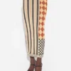 La falda larga de patchwork