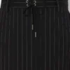 La falda-pantalón de traje con cordones La falda-pantalón de traje con cordones