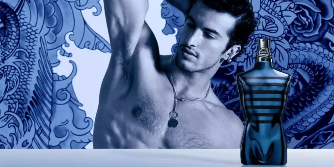 Le Male en azul Le Male en azul