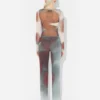 Los pantalones Red Blurry Roses
