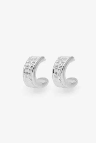 Los pendientes con el logotipo