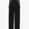 Pantalones de traje con detalle de body