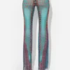 Reedición: los pantalones con estampado de lunares azules