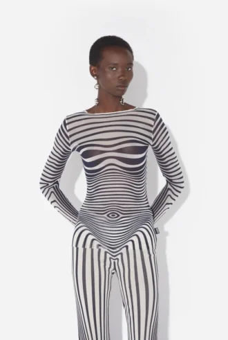 Reedición – Top azul marino Body Morph